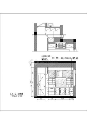 二层别墅室内外装饰装修cad设计施工图纸